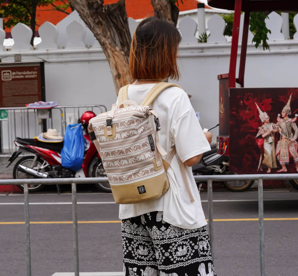 กระเป๋าเป้กันน้ำ FEELFREE MINI DRY TANK CHANG รุ่นช้าง ความจุ 12 ลิตร สีแทน_6